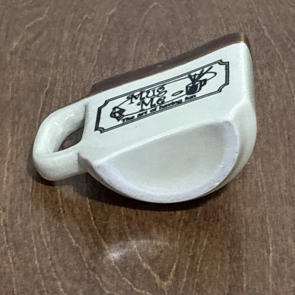 VTG "You asked for Half a Cup of Coffee" Mug Travel Souvenir - Picture 4 of 10